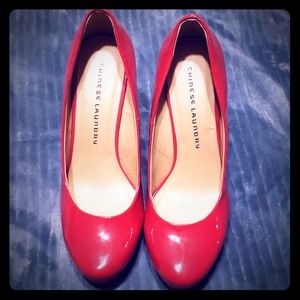 Red Chinese Laundry Heels